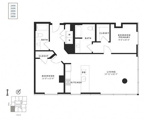 a floor plan of a house